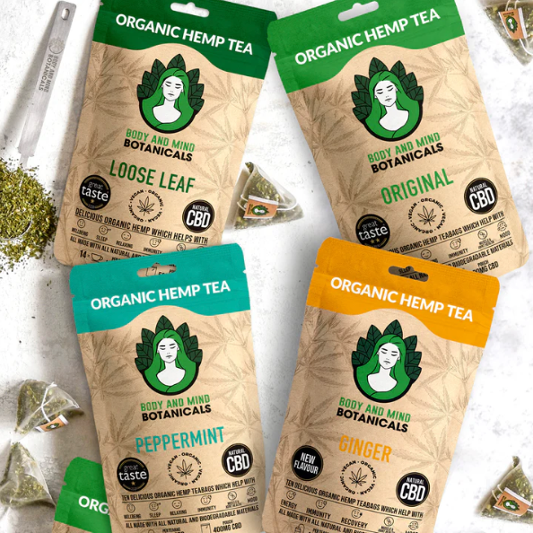 Hemp Tea Peppermint - (10 Tea bags)