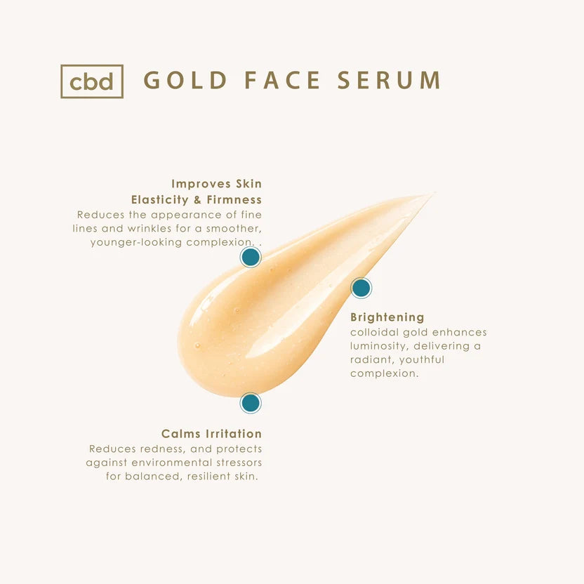 ila Wellness CBD Gold Face Serum 50ml