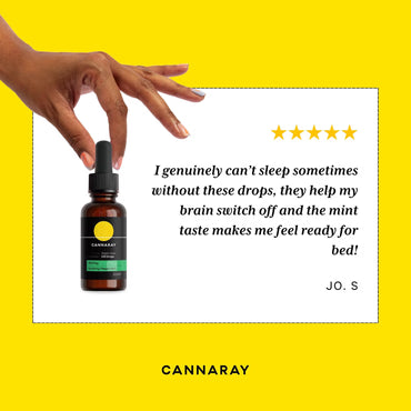 Cannaray Night-Time CBD Oil 1800mg 30ml