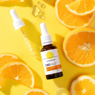 Cannaray Bright Days Oil Drops Orange Flavour 1500mg 30ml