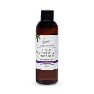 Honey Heaven Luxury CBD massage oil lavender 500mg