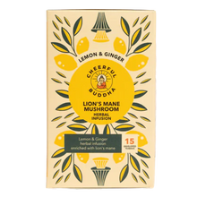 Load image into Gallery viewer, Lions Mane Mushroom Tea - Lemon &amp; Ginger
