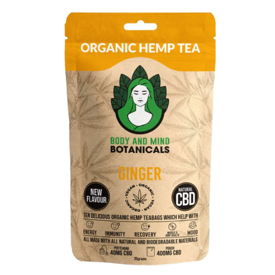 Hemp Tea Ginger - (10 Tea bags)