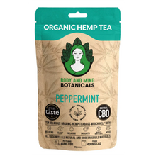 Load image into Gallery viewer, Hemp Tea Peppermint - (10 Tea bags)
