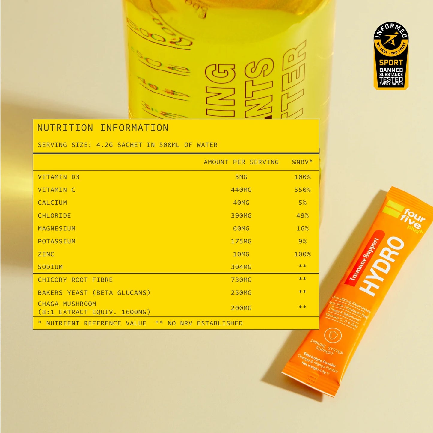 Hydro Hydration Recovery Sachets