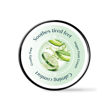 Load image into Gallery viewer, CBD Aloe &amp; Cucumber Foot Cream 300mg

