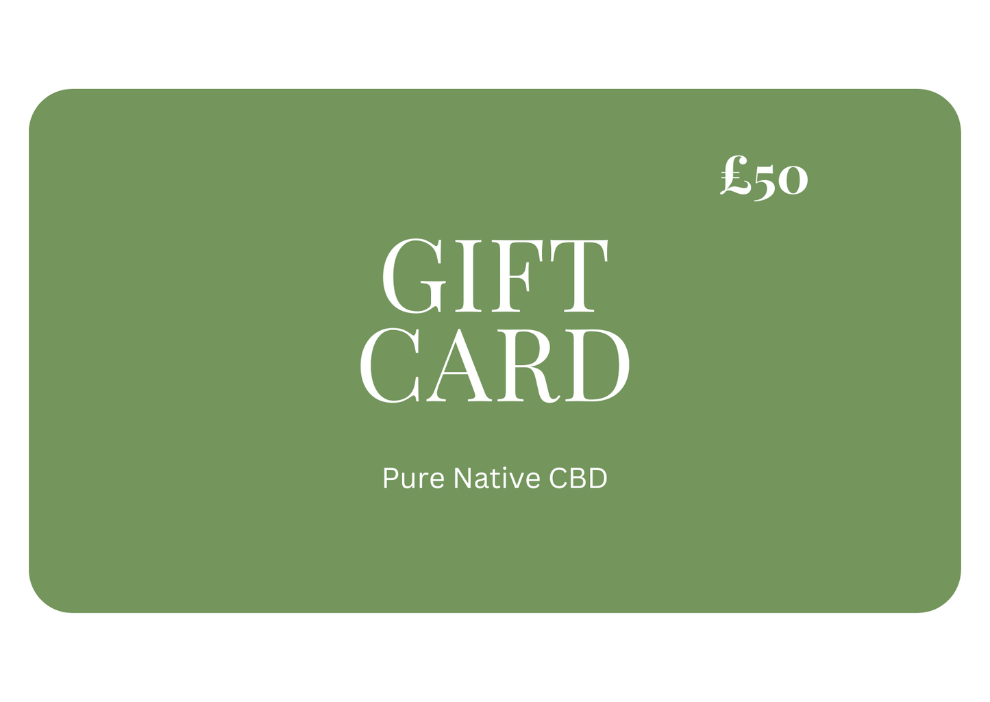 Pure Native Gift Card
