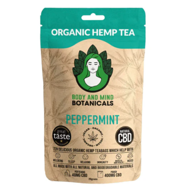 Hemp Tea Peppermint - (10 Tea bags)