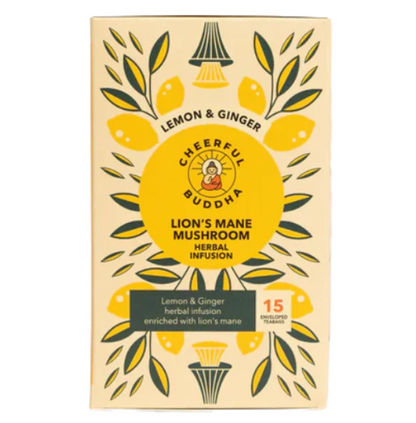 Lions Mane Mushroom Tea - Lemon & Ginger