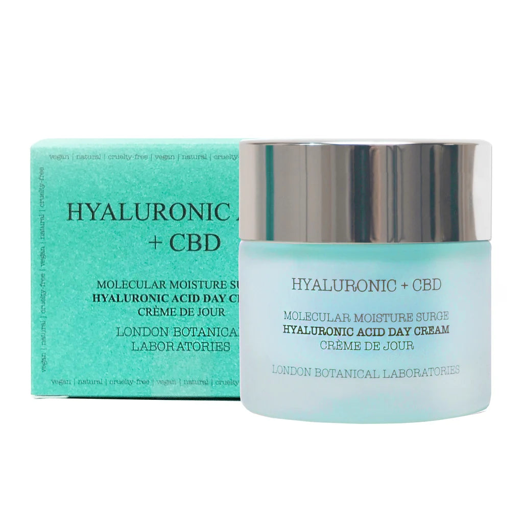 London Botanical Laboratories Hyaluronic Acid + CBD | Molecular Moisture Surge Hyaluronic Acid Day Cream 50ml