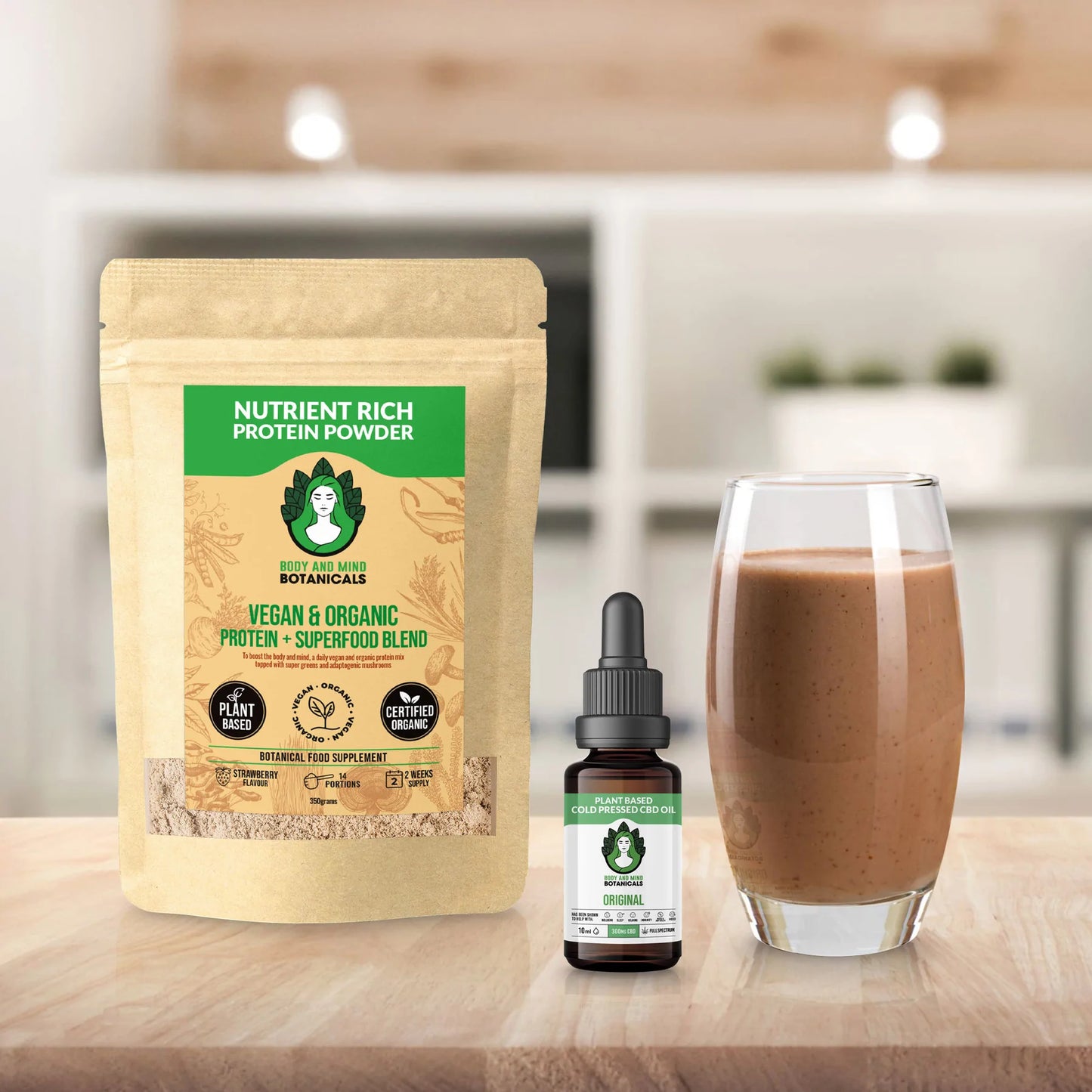 Vegan & Organic Protein Powder + Superfood Blend 350g