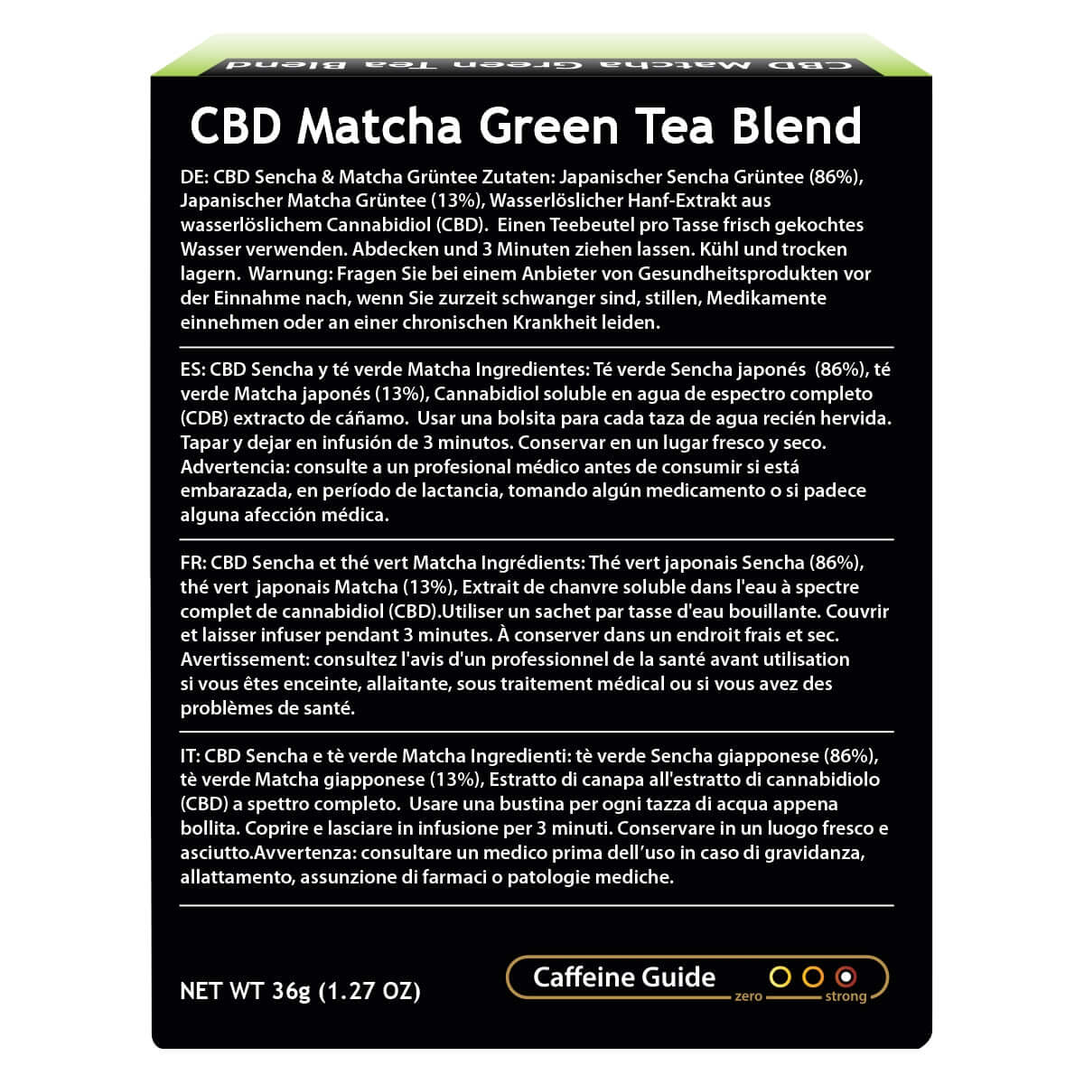Matcha Green Tea Blend (18 Tea bags)